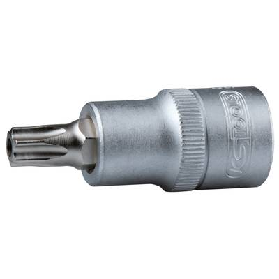 KS Tools Torx-Bitstecknuss 1/2 TX50x55mm mit Bohrung 911.1377 Bit befogó (911.1377)