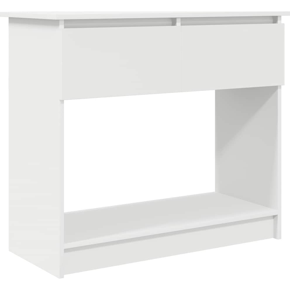 fehér konzolasztal fiókokkal 85,5x38,5x74,5 cm (861391)