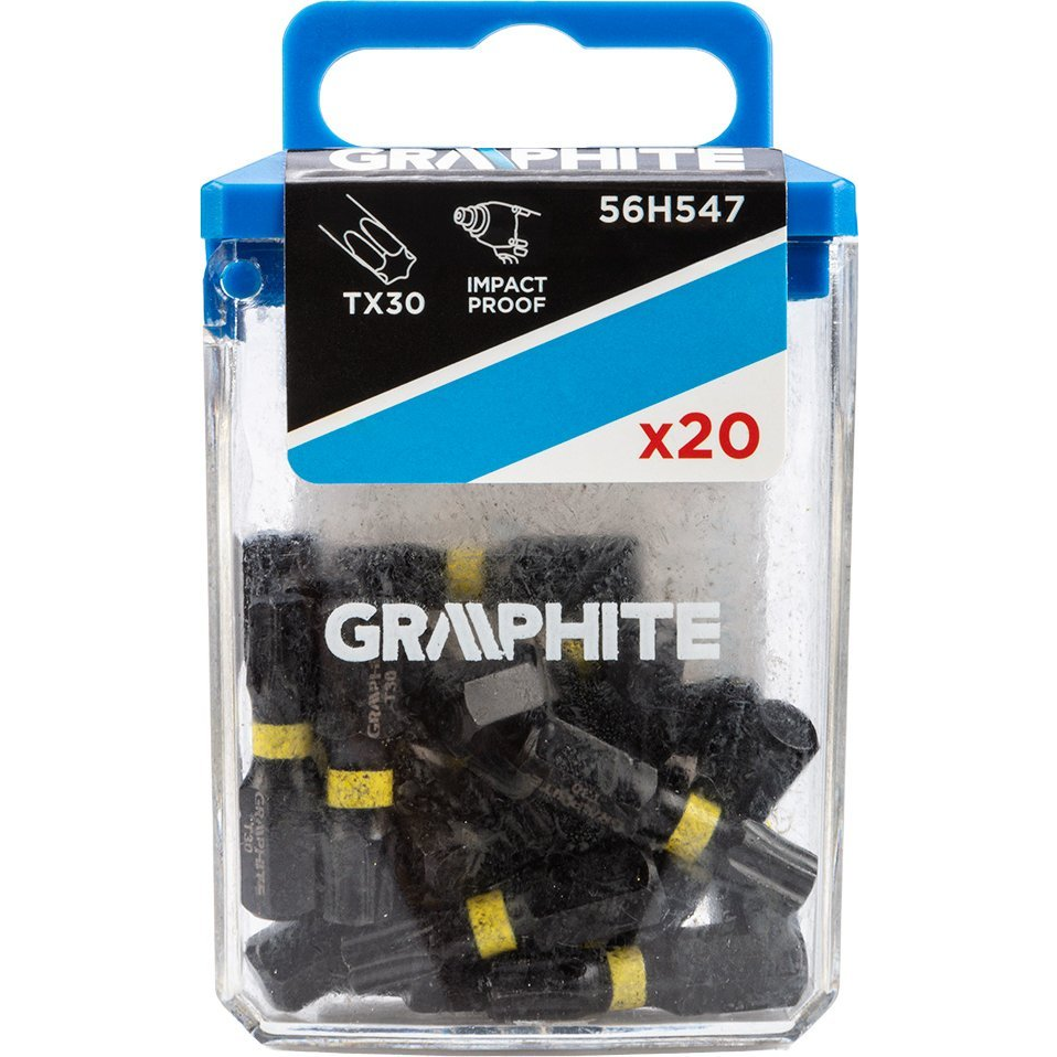 GRAPHITE 56H547 Torziós Ütvecsavarozó Bit Tx30 X 25mm, 20db ( )