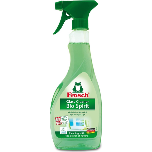 Sprej na mytí oken a zrcadel Frosch bez šmouh 500ml