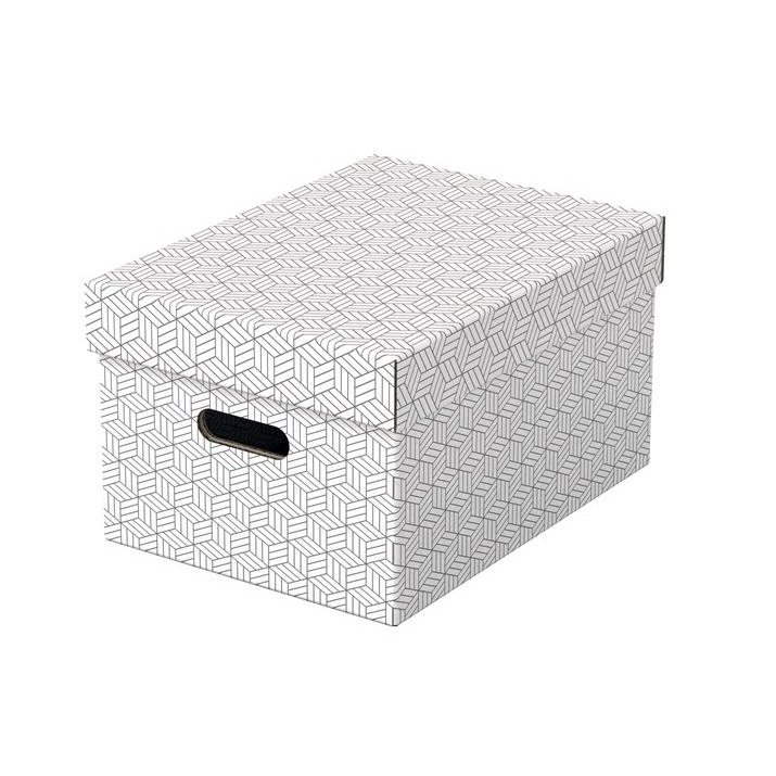 Esselte Home M Tárolódoboz - Fehér (3 db / csomag) (628282)