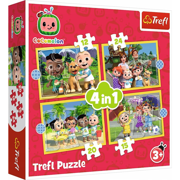 Trefl Cocomelon Пъзел 12 броя Анимации