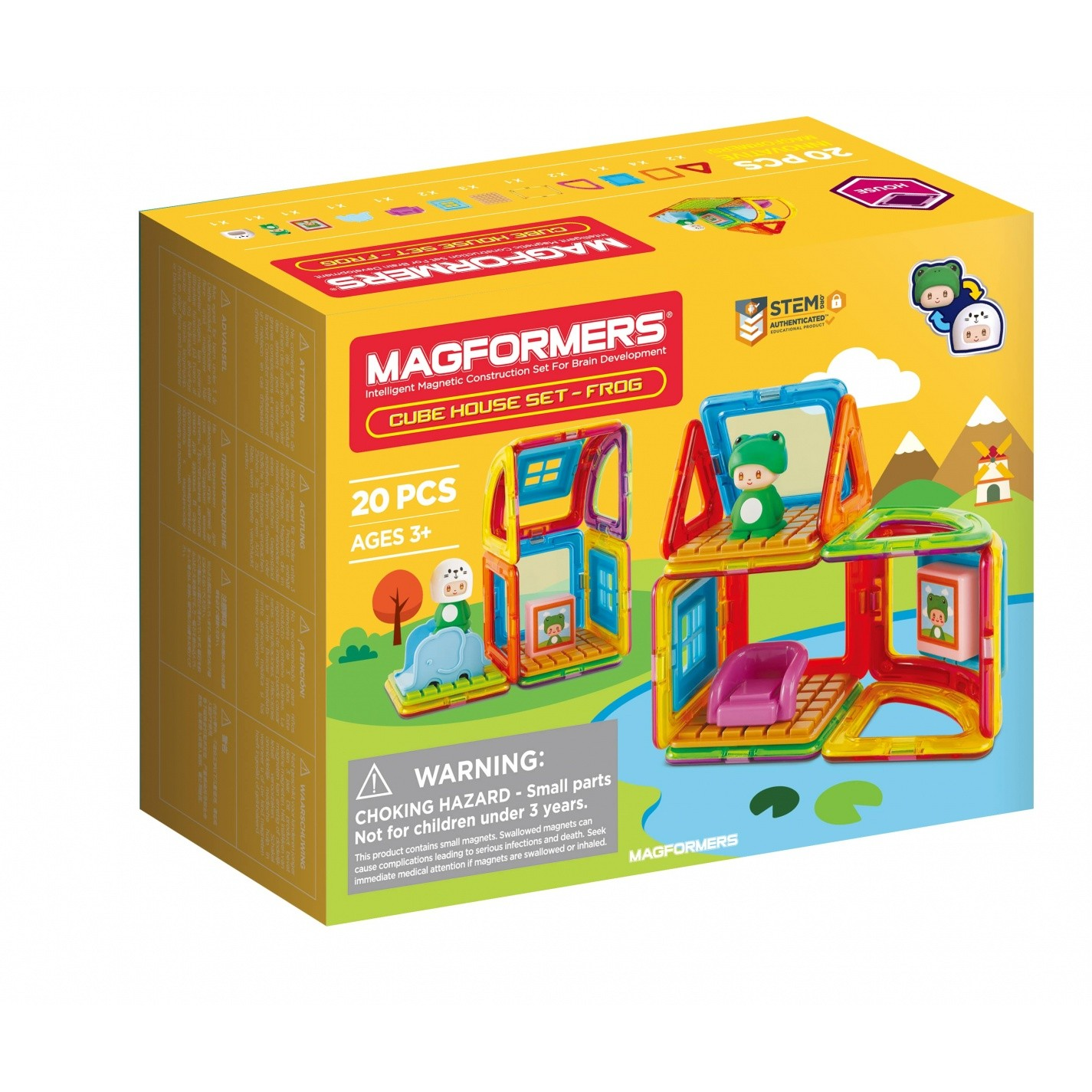 Magformers Cube House - Béka (005-705019)