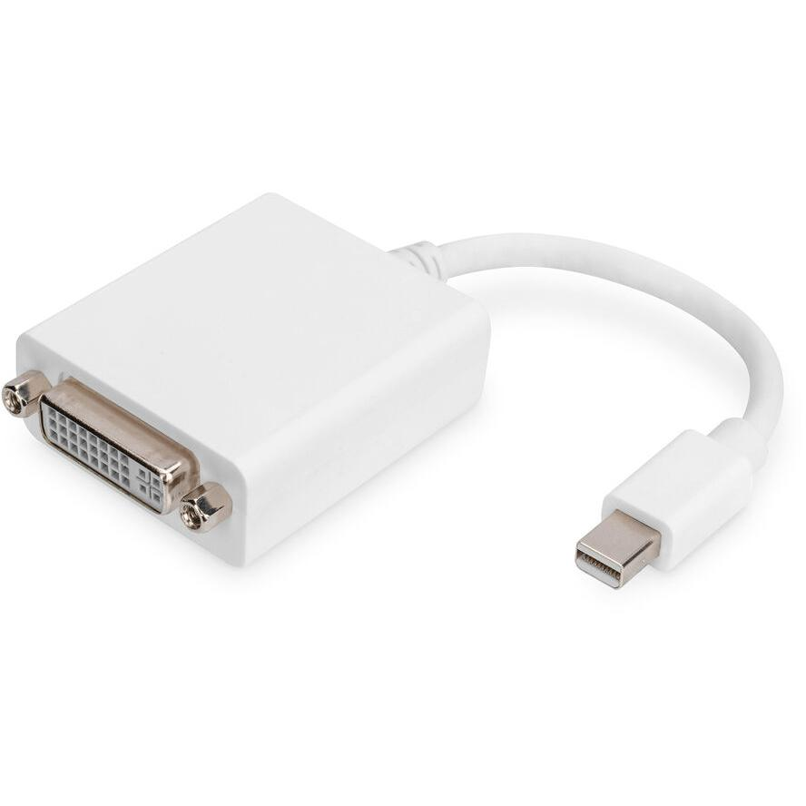 DIGITUS Mini DisplayPort Adapter/Konverter,Mini DP - DVI-I (DB-340406-001-W) (DB-340406-001-W)