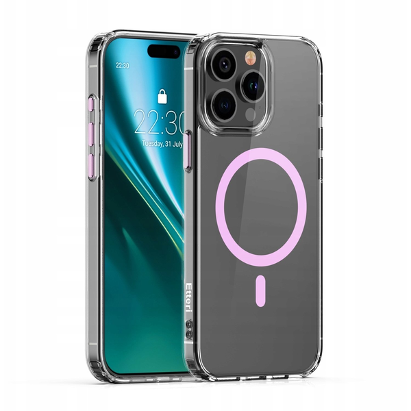 Etteri Color Magsafe-Kompatibilis Tok iPhone 14 Pro - Rózsaszín