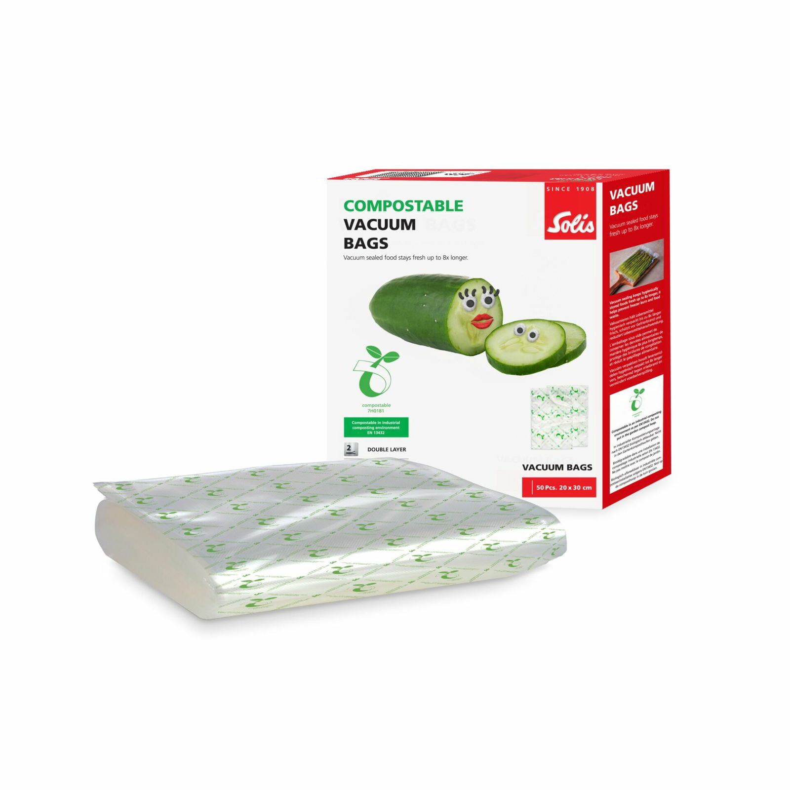Solis S0167 Eco Bags Vákuum csomagoló tasak 20x30cm 50db (S0167)