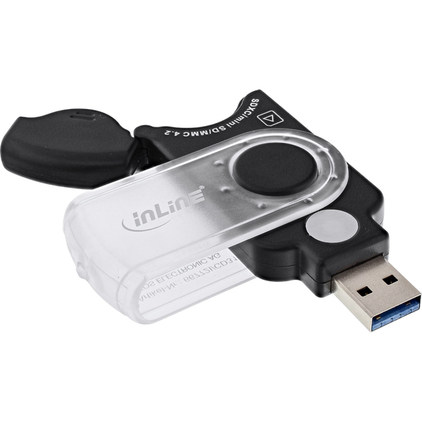 InLine 66772I lettore di schede USB 3.2 Gen 1 (3.1 Gen 1) Nero