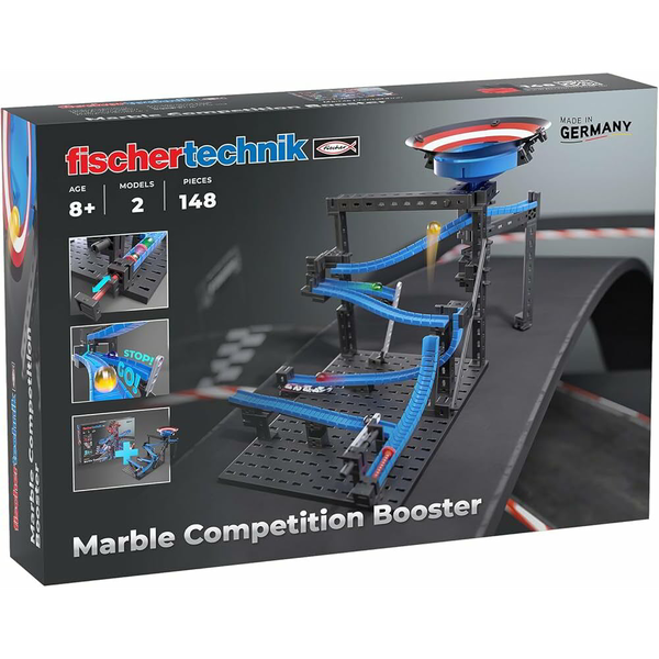 Sada STEM Race s kovovými guličkami - Booster, Fischertechnik