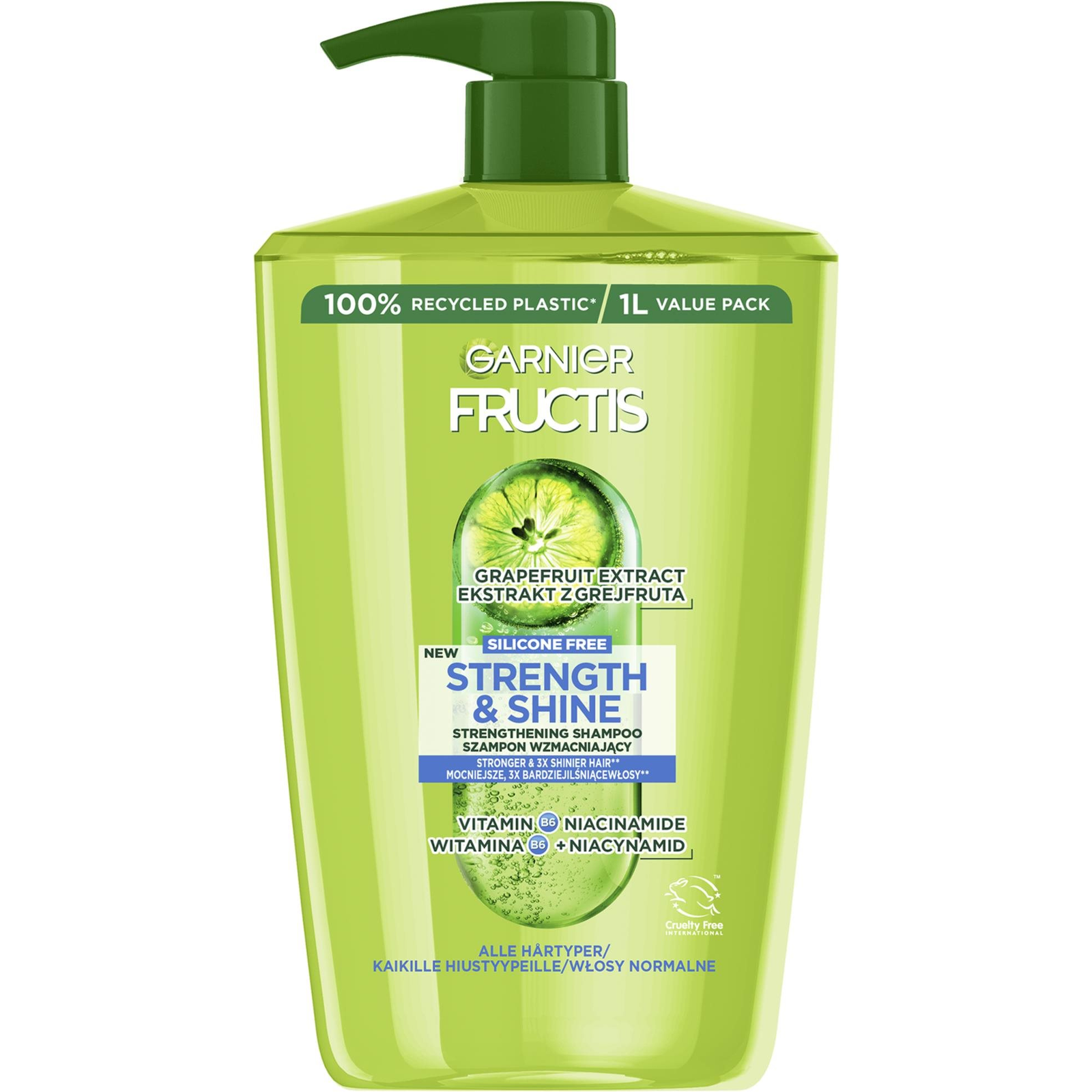 GARNIER Fructis Strength & Shine Strengthening Shampoo 1000 ml (3600542556675)