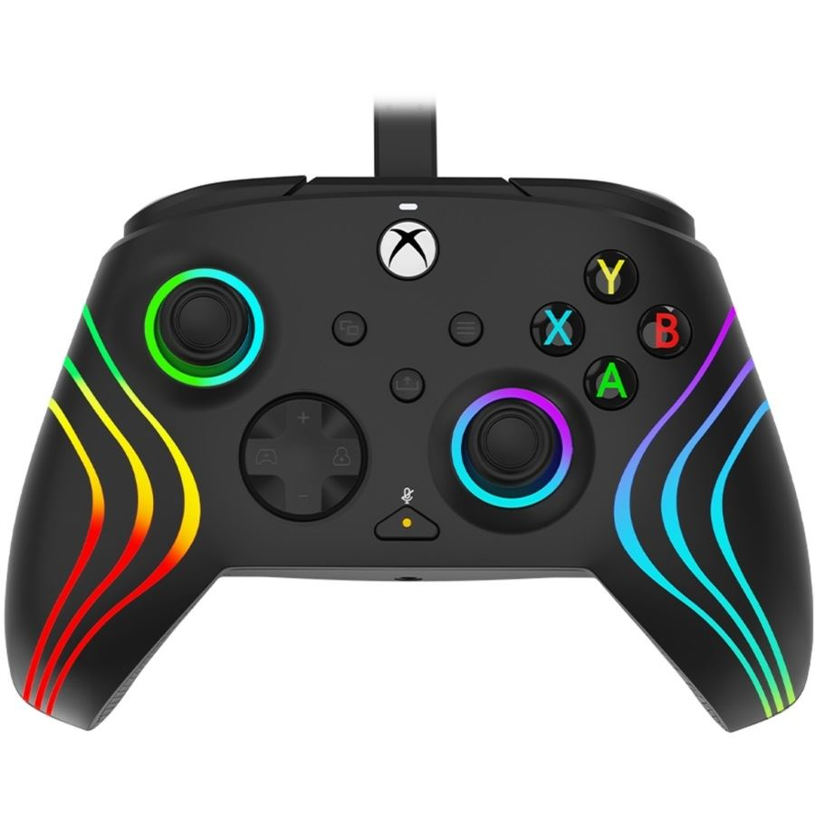 PDP Afterglow Wave Fekete USB Gamepad PC, Xbox One, Xbox Series S, Xbox Series X (049-024)