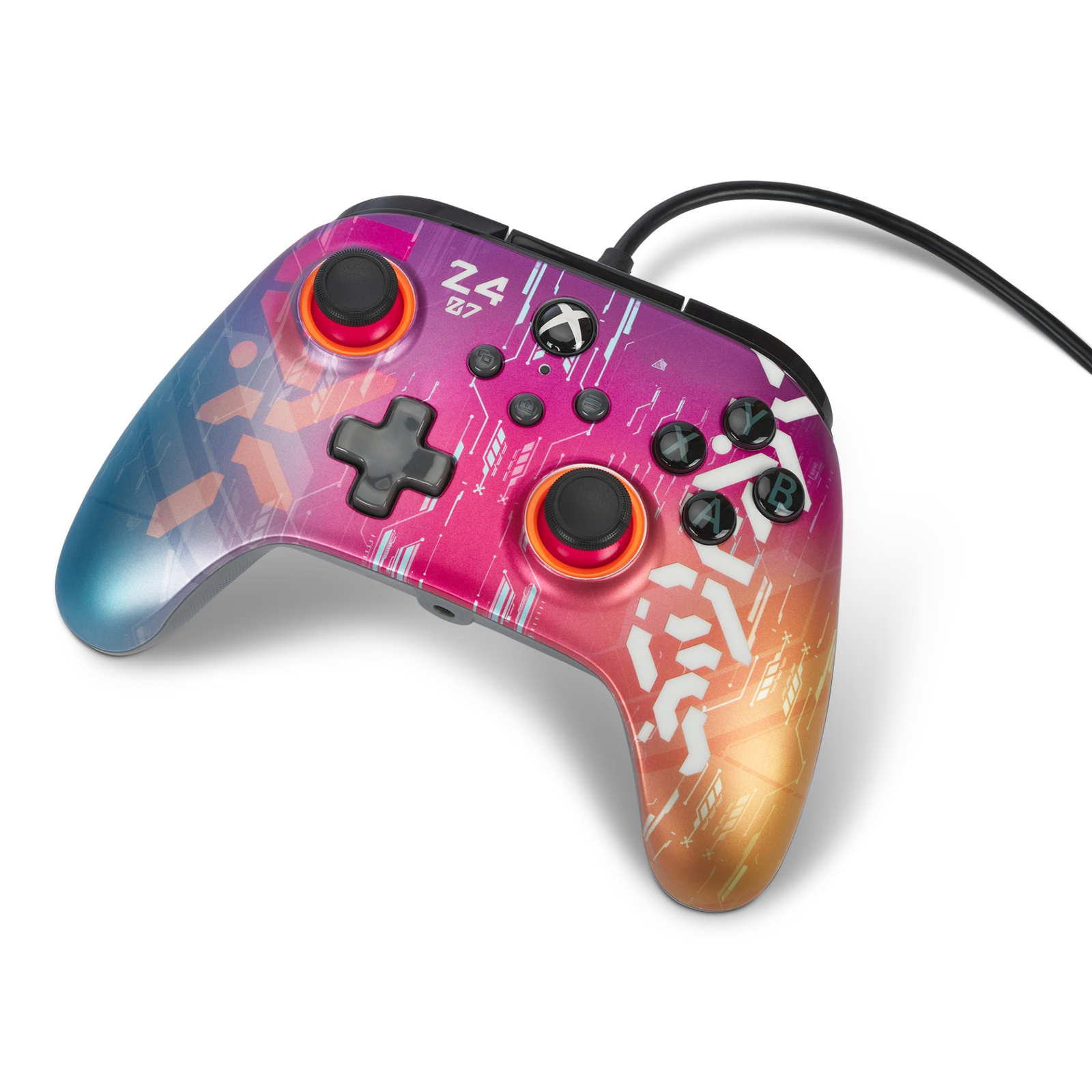 PowerA Advantage vezetékes controller - Cyber Style (PC/Xbox Series X|S) (XBGP0186-01)