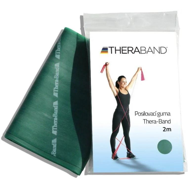 Thera-Band erősítő gumiszalag 2m zöld (8594180680043)