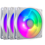 Cooler Master Mobius 120P ARGB 120mm Rendszerhűtő ventilátor 3db - Fehér