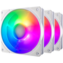 Cooler Master Mobius 120P ARGB 120mm Rendszerhűtő ventilátor 3db - Fehér