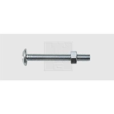 SWG 224044010 Bútorcsavarok M4 40 mm Külső hatlap Acél Cinkezett 200 db (224044010)