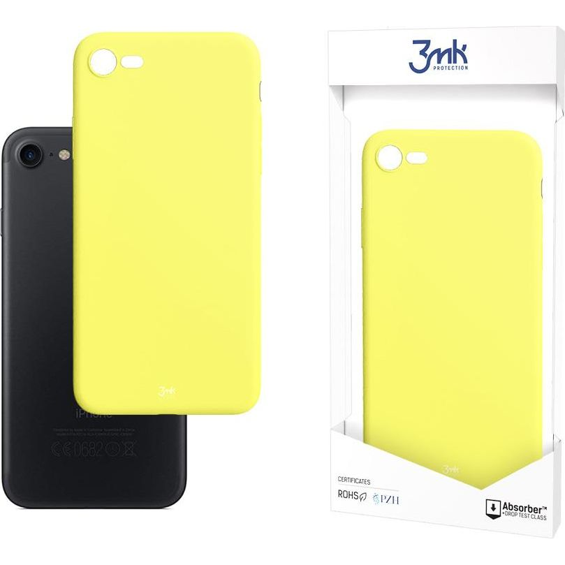3mk Matt TPU anyagú Telefontok lime Apple iPhone 7/8/SE 2020/2022 (3mk Matt Case lime(6))
