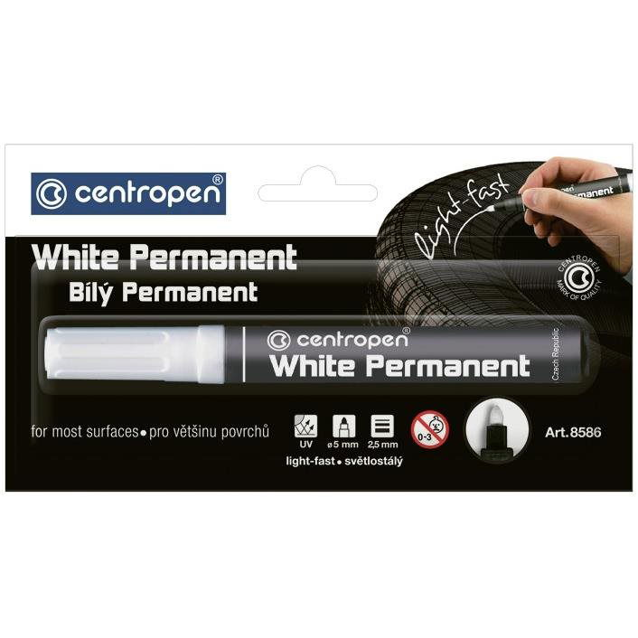 CENTROPEN 8586 - tartós, fehér (8595013631546)
