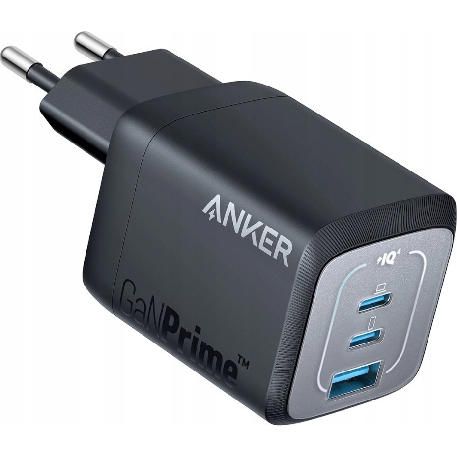 Anker 735 Prime USB-A / 2x USB-C Hálózati Gyorstöltő Adapter 67W - Fekete (A2669313)