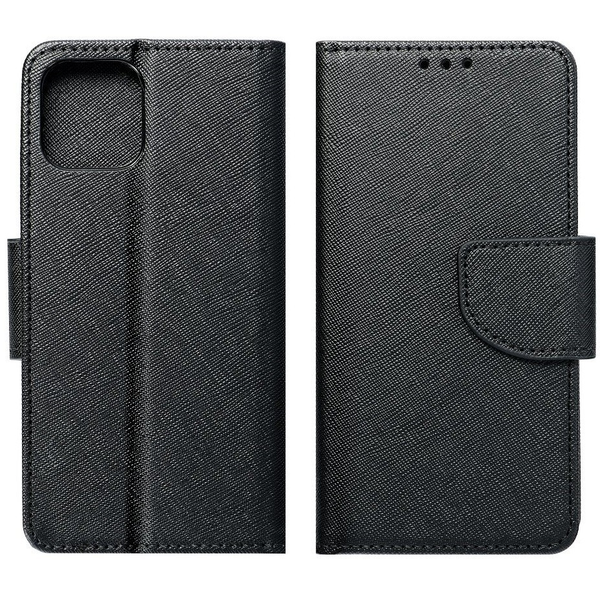 ZONE Fancy Book oldalra nyitható tok Motorola Moto E22 / E22i fekete