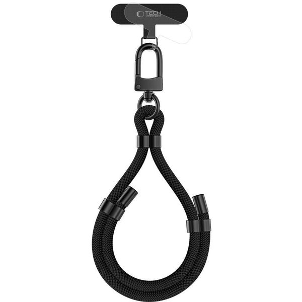 TECH-PROTECT C4S ROPE WIST STRAP BLACK/BLACK HAND, STRAP, DODATEK