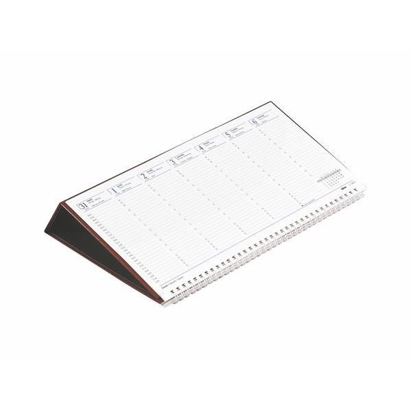 Toptimer NKT050BO asztali fekvő naptár bordó (18T500T-002)