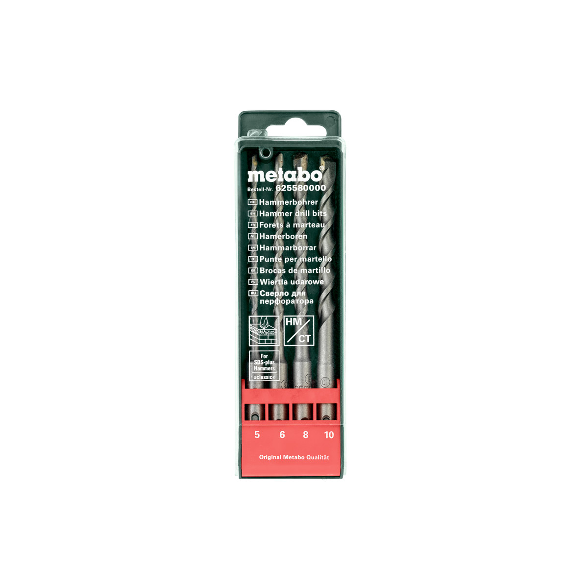 Metabo 625580000 SDS-Plus Fúrószár készlet (4 db/csomag) (625580000)
