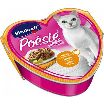 Vitakraft Poésie Sauce Pulykával És Sajttal Macskáknak  85 G