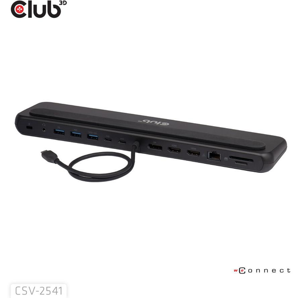 CLUB3D CSV-2541 stații de andocare și replicatoare de porturi pentru calculatoare portabile Tip dock Dock