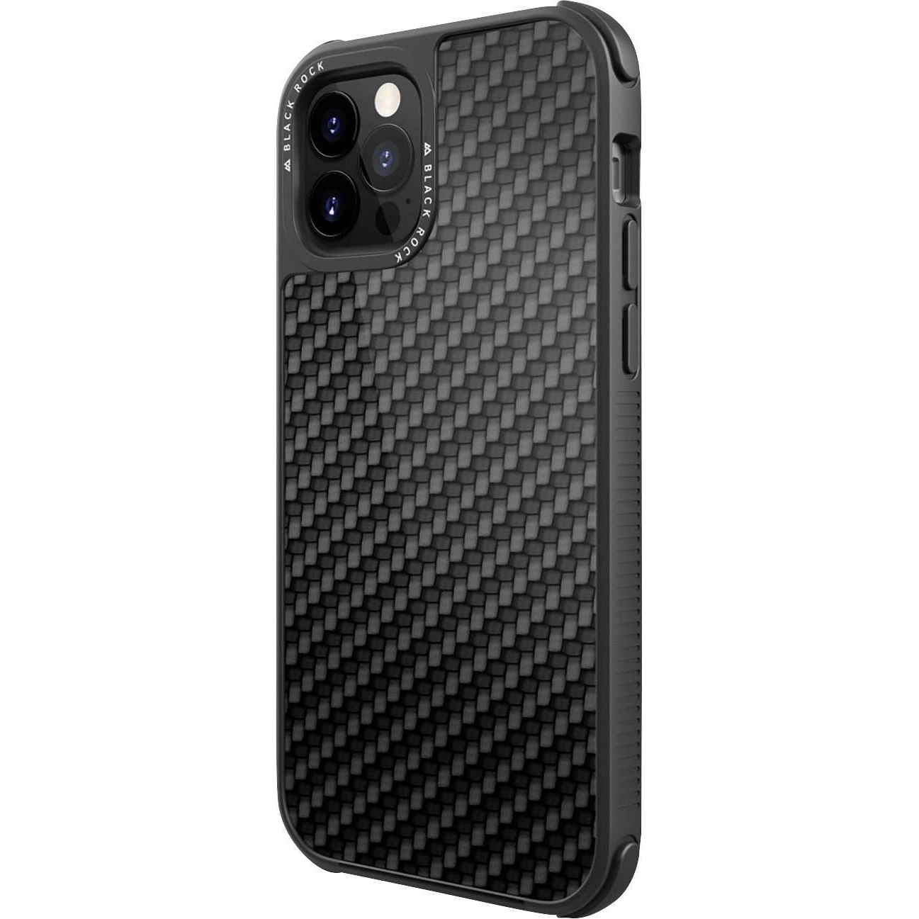 Black Rock Robust Real Carbon Apple iPhone 12/ 12 Pro tok fekete (192166) (BR192166)