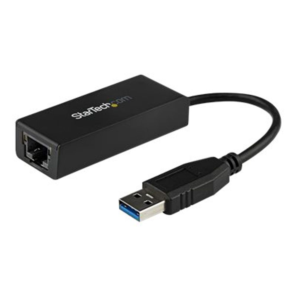 StarTech.com USB 3.0 to Gigabit Ethernet Adapter - 10/100/1000 NIC Network Adapter - USB 3.0 Laptop to RJ45 LAN (USB31000S) - network adapter - USB 3.0 - Gigabit Ethernet (USB31000S)