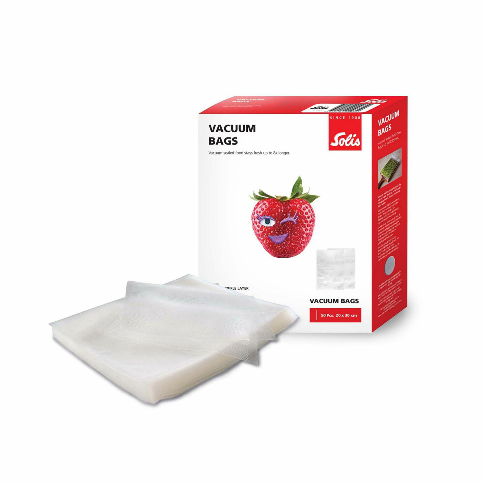 Solis S0110 Vac Bags Vákuum csomagoló tasak 20x30cm 50db (S0110)