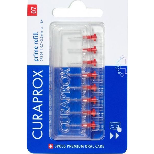 Curaprox CPS 07 Prime Utántöltő Fogköztisztító Kefe 8 db (104883)