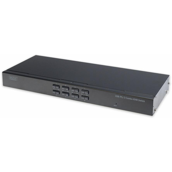 DIGITUS KVM Switch 1 User ->  8 PCs (je PS/2 od. USB)