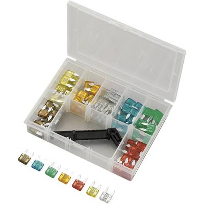 Biztosíték készlet szerszámmal, 71 részes Tru Components (700027)