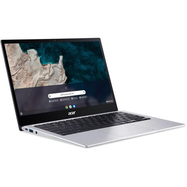 Acer Chromebook CP513-1H-S53J Qualcomm Snapdragon 7c Хибриден (2 в 1) 33,8 см (13.3") Тъчскрийн Full HD 4 GB LPDDR4x-SDRAM 64 GB eMMC Wi-Fi 5 (802.11ac) ChromeOS Сребърен