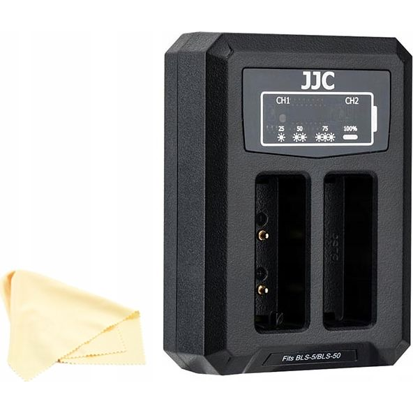 JJC USB Dual Battery Charger DCH-BLS5