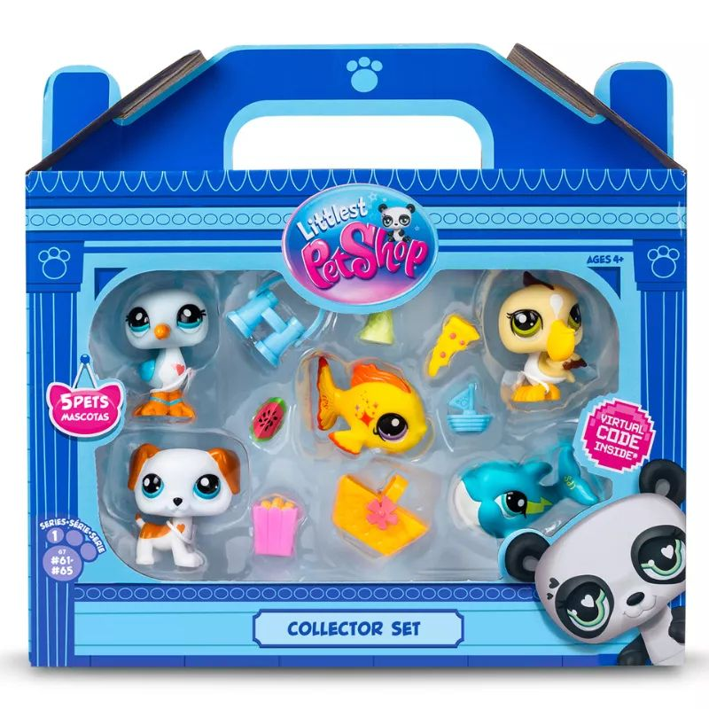 Littlest Pet Shop Figura csomag, 1. széria, 5 db-os - Strand (LPS00517)