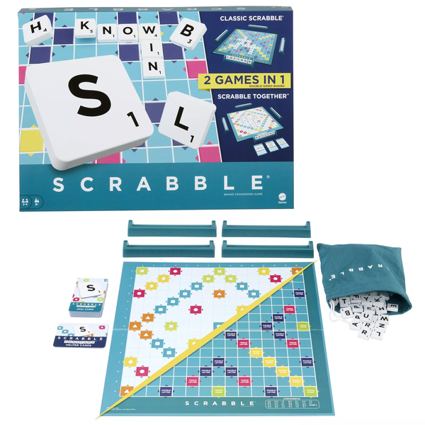 Desková hra Mattel Scrabble 2v1