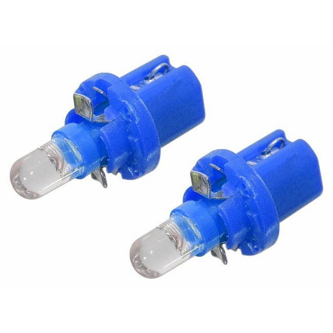 COMPASS Izzó, 1LED, 12 V, B8,5d, kék, 2 db (33759)