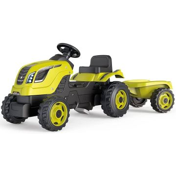 Smoby: Farmer XL traktor utánfutóval - zöld (7600710130) (7600710130)