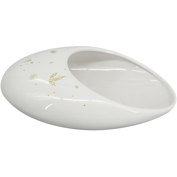 by inspire Bean Karácsonyi tál - arany, M, 30×20×9 cm