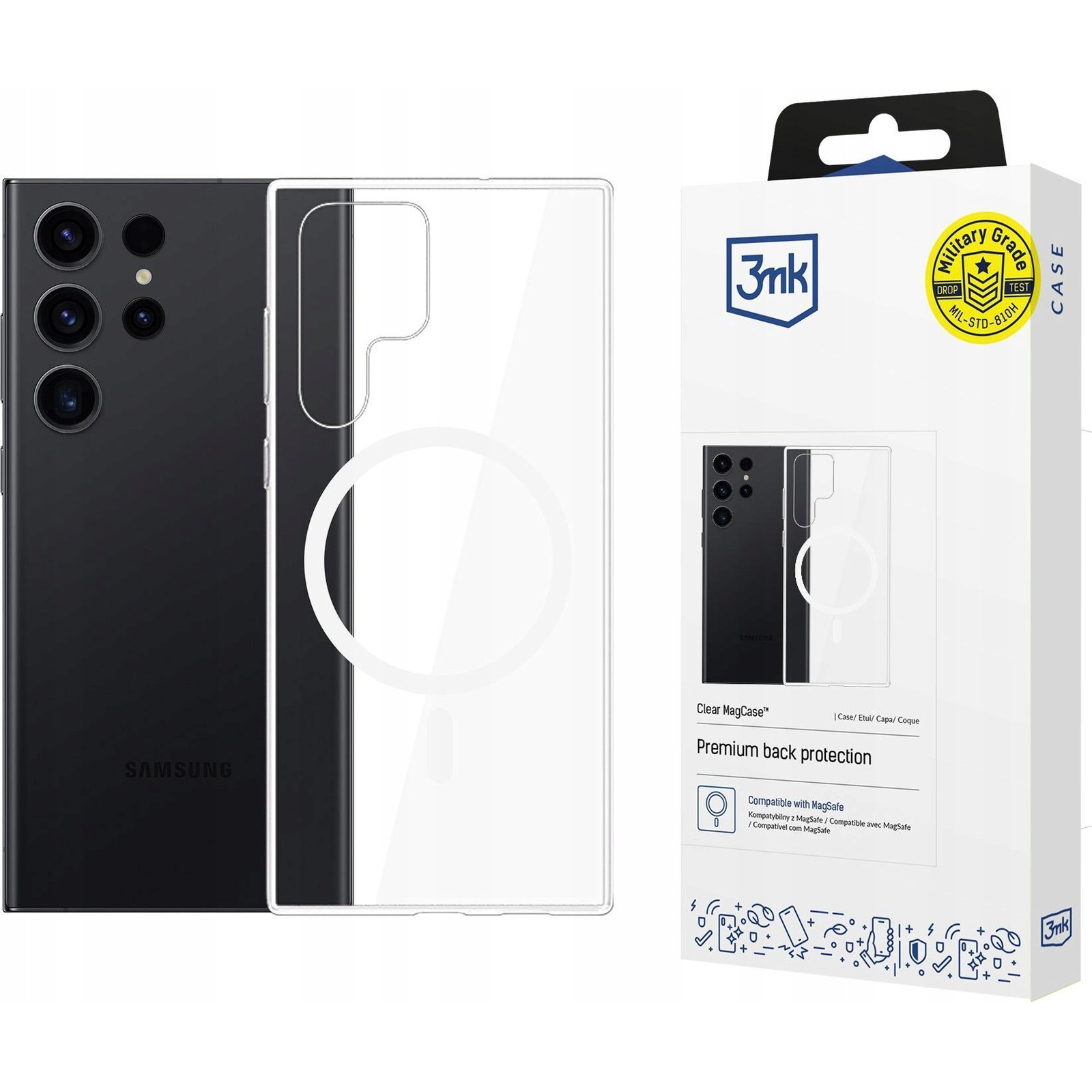 3mk Átlátszó MagCase Samsung Galaxy S24 Ultra (5903108587174)