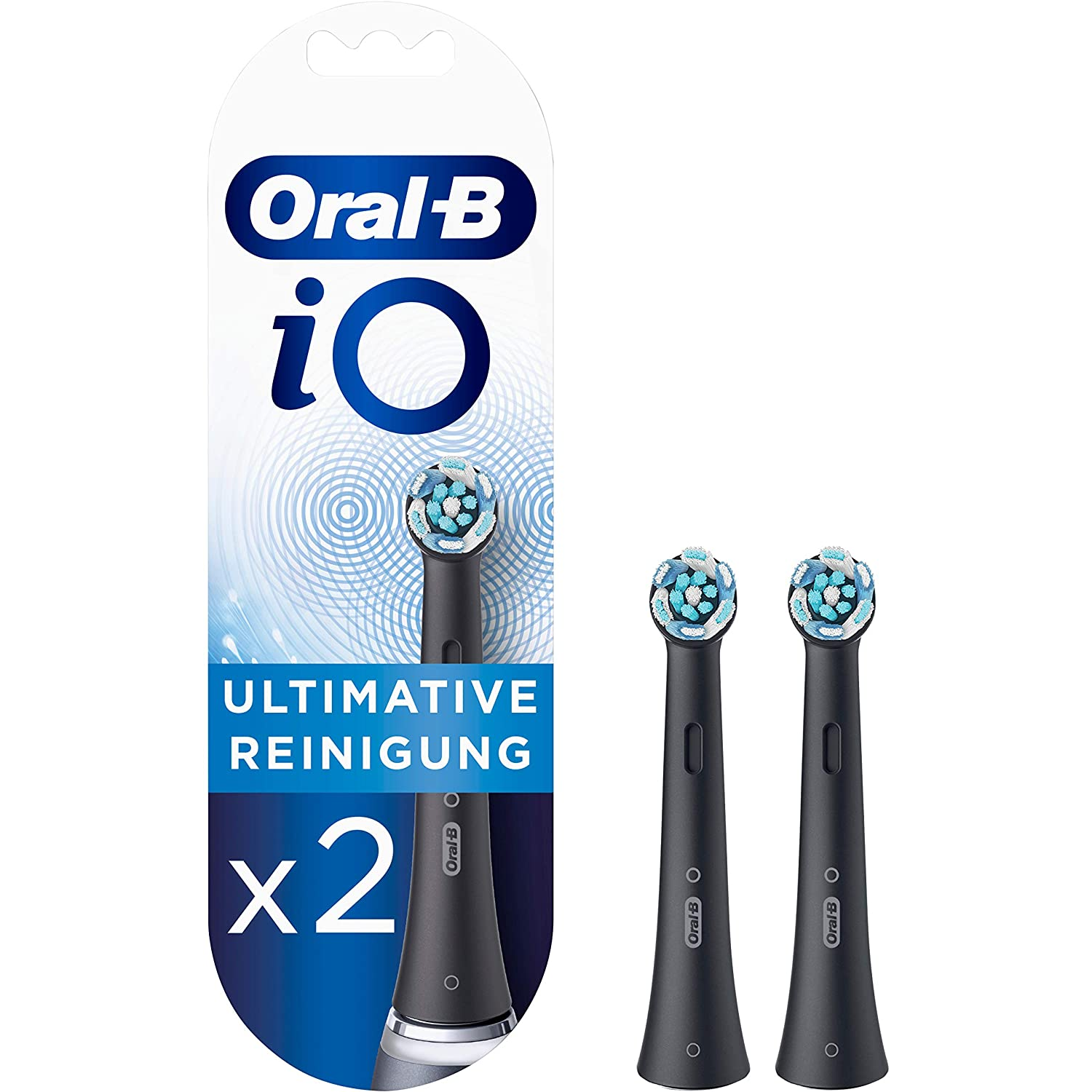 Oral-B iO Ultimate Clean Elektromos Fogkefe fej - Fekete (2db) (4210201319832)