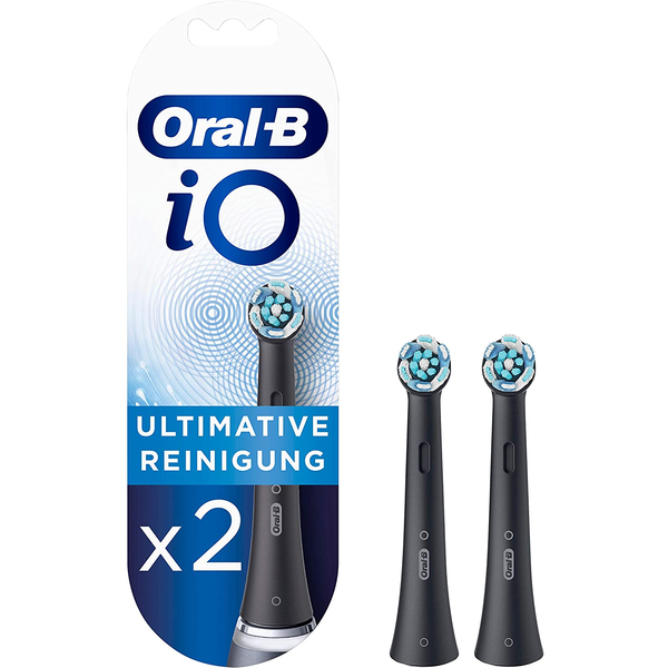 Oral-B iO Ultimate Clean Elektromos Fogkefe fej - Fekete (2db)