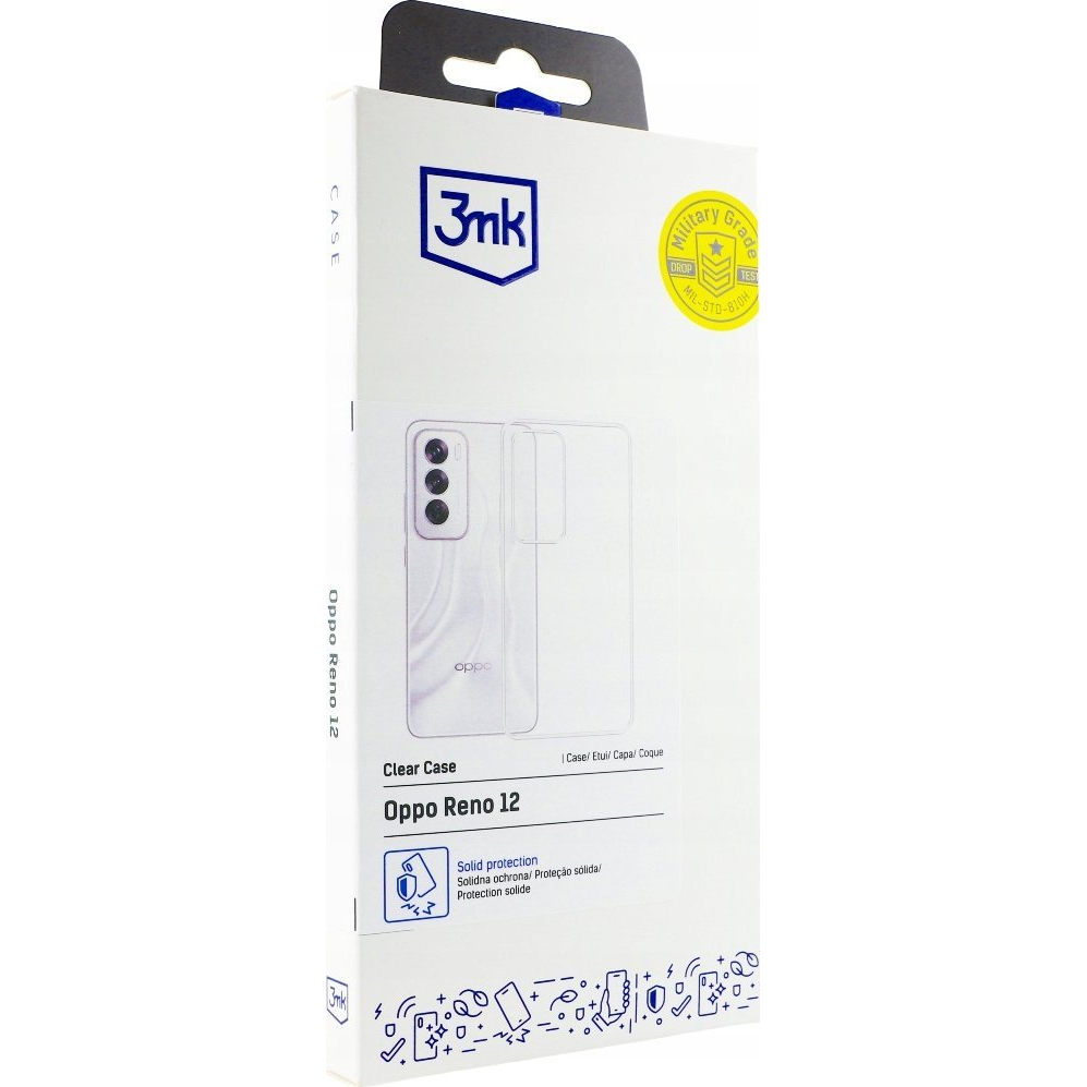 3mk Átlátszó Telefontok Oppo Reno 12 (3MK6359)