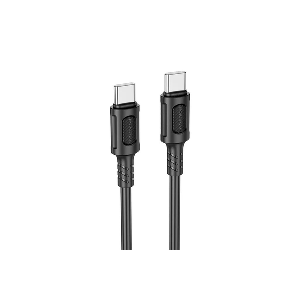 Kábel Borofone USB typ C - USB typ C 1 m čierny