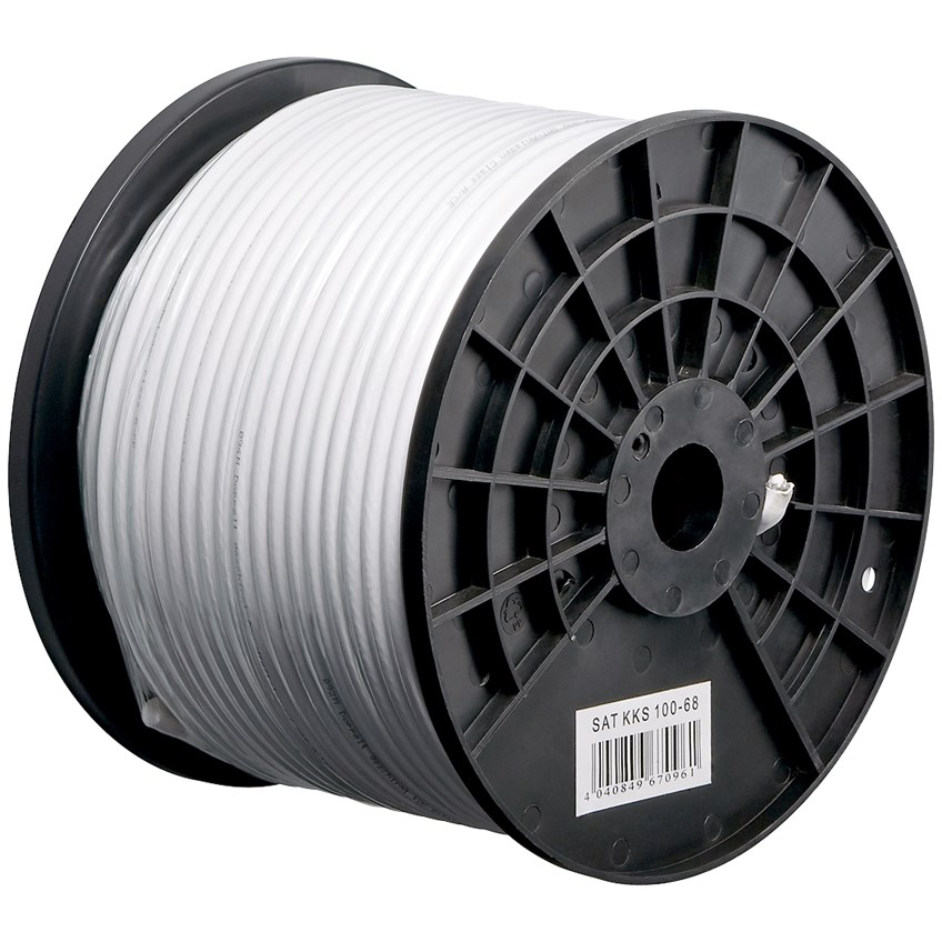 Goobay 67102 Koax antenna kábel 250m - Fehér (67102)