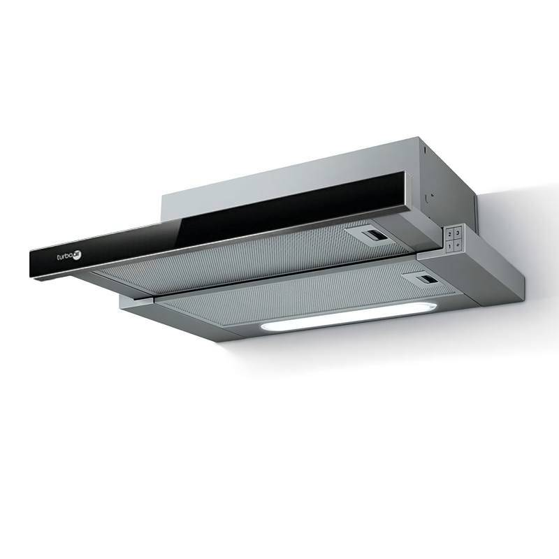 TurboAir TT14 LX/GR/VT/A/60 teleszkópos páraelszívó, 60 cm, fekete (PRF0153179)