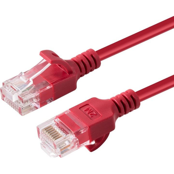  MicroConnect Microconnect V-UTP6A015R-SLIM kabel sieciowy Czerwony 1,5 m Cat6a U/UTP (UTP)
