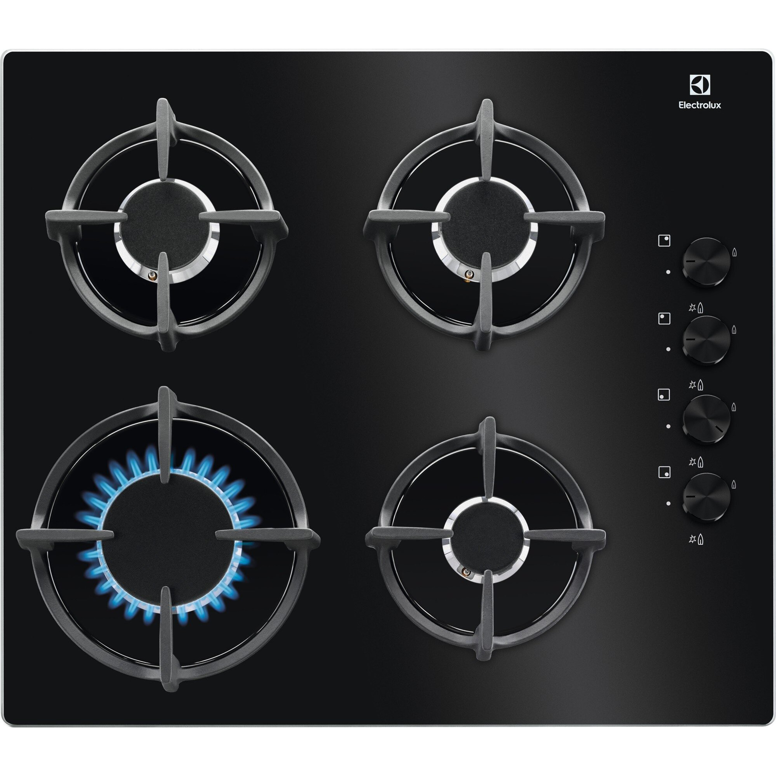 Electrolux KGG6407K beépíthető gáztűzhely 4 égőfejjel (KGG6407K)